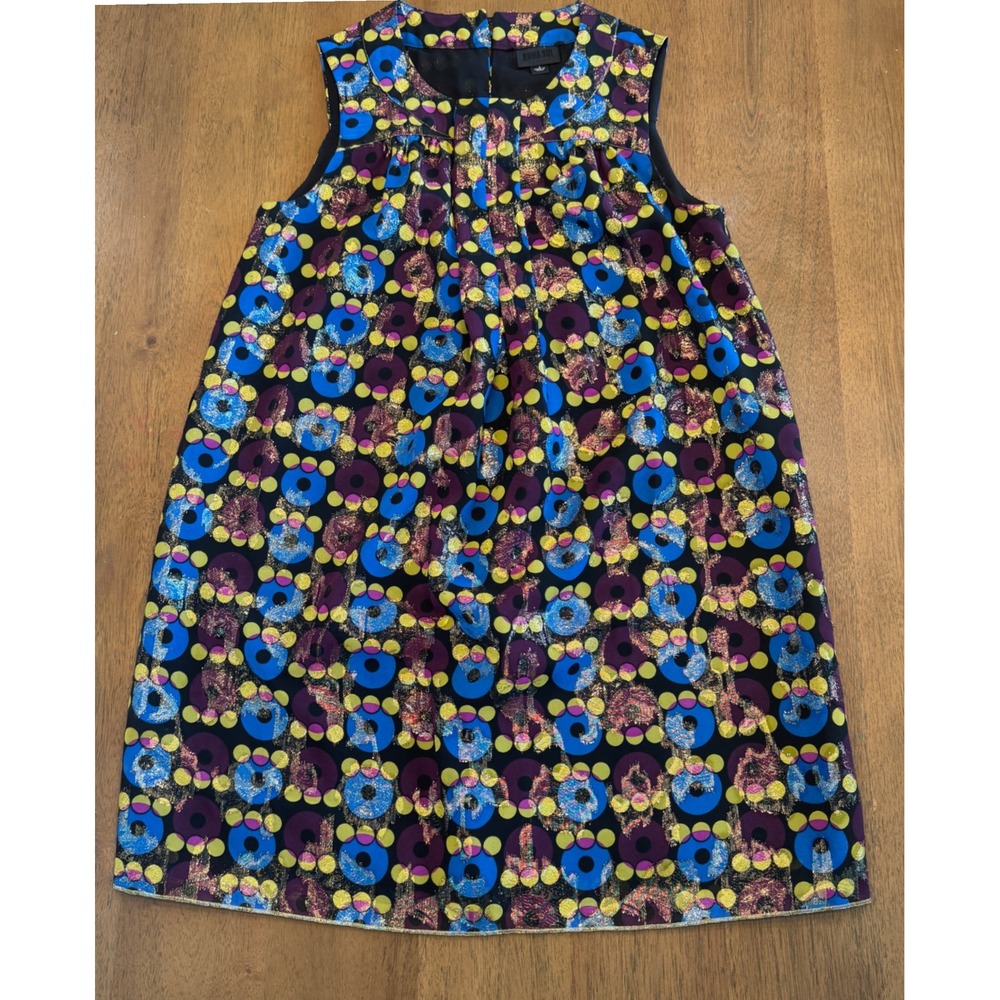 Anna Sui x Target Metallic Dress Size 1 Sleeveless‎ Party Cocktail Mini